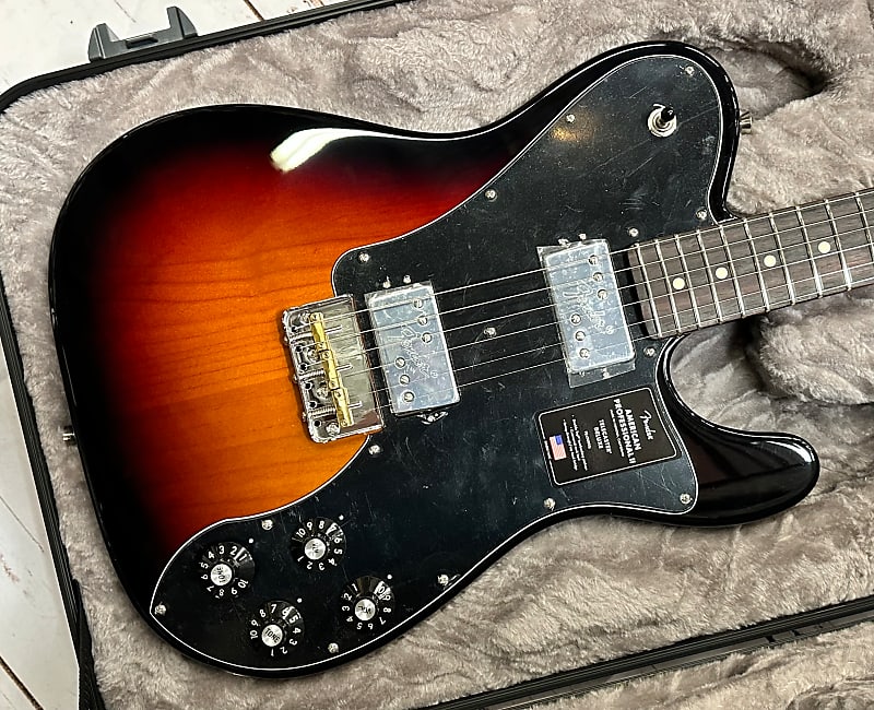 Fender American Professional II Telecaster Deluxe HH RW 2022 - 3 Tone Sunburst New Unplayed Auth Dlr 8lbs 3oz #710