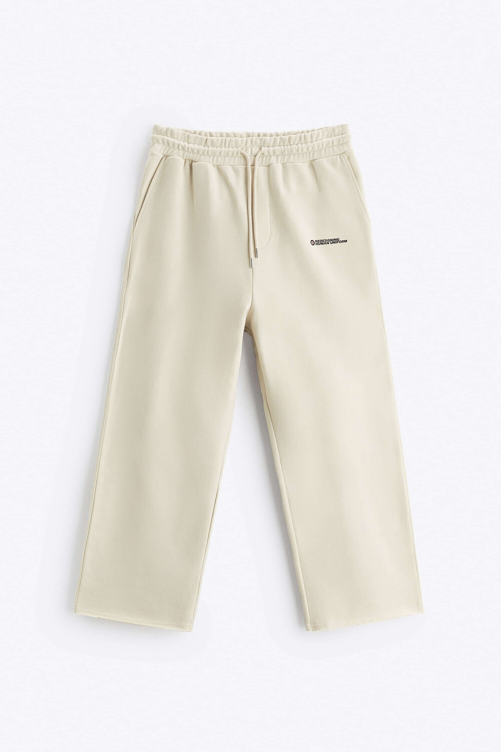 

Брюки-джоггеры Zara With Logo X Rhuigi Limited Edition, светло-бежевый