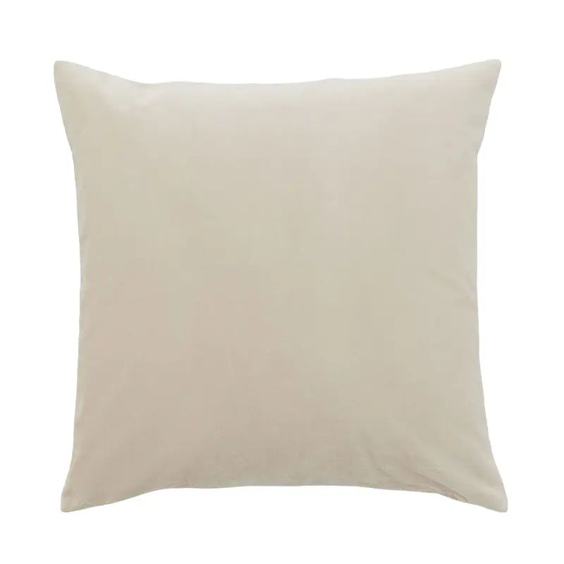 

Чехол для декоративной подушки H&M Home Cotton Velvet, бежевый