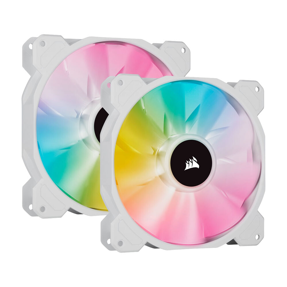 

Вентилятор для корпуса Corsair iCUE SP140 RGB Elite, 140 мм, белый, 2 шт