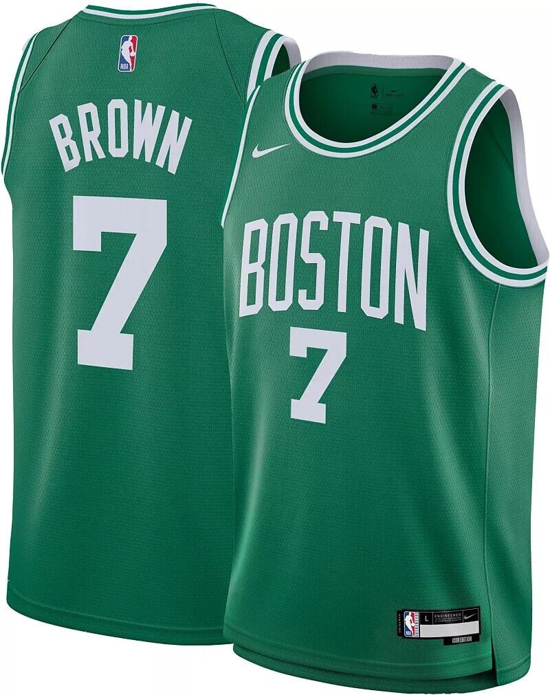 

Молодежная футболка Nike Boston Celtics Jaylen Brown #7 Swingman