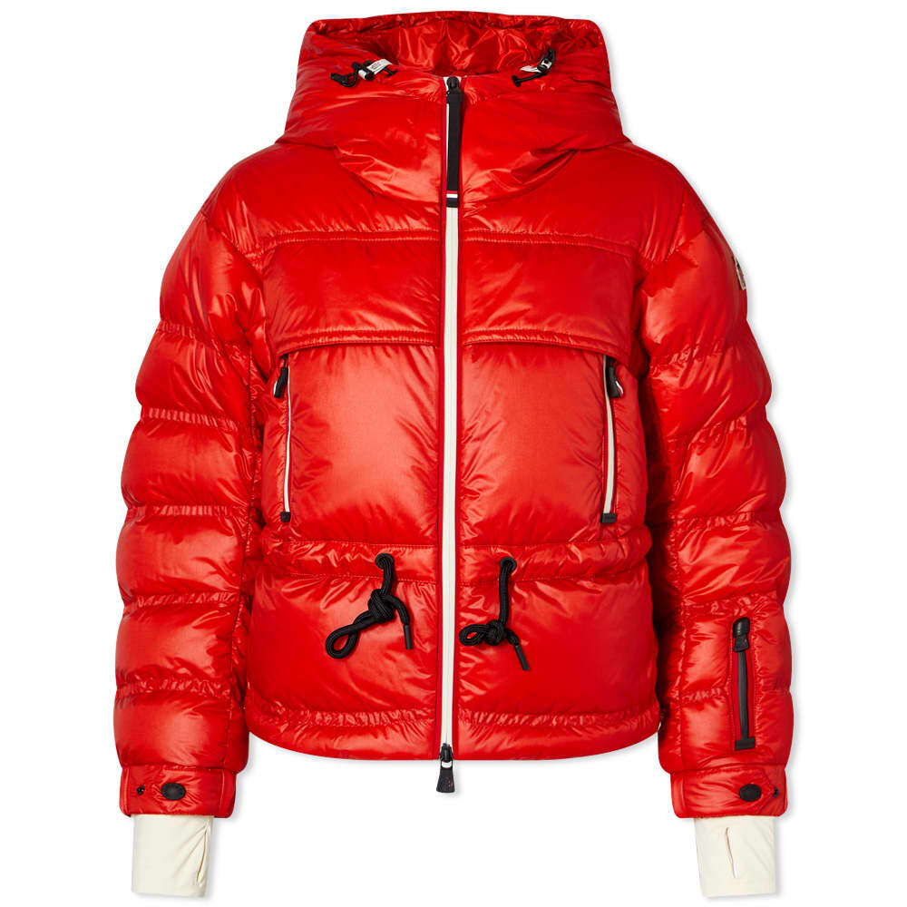 

Стеганая куртка с завязками на талии Theys Moncler, Красный