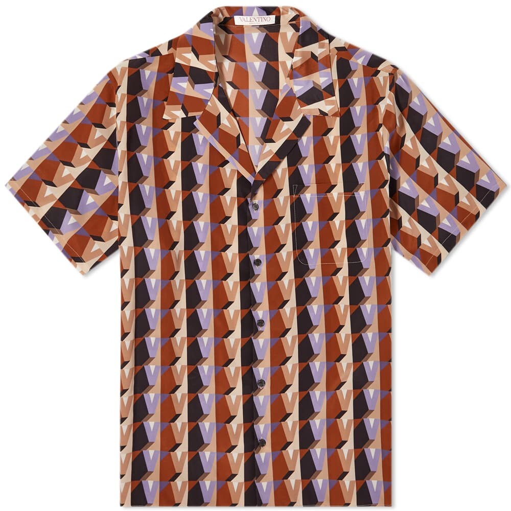 

Рубашка Valentino Multi V Logo Vacation Shirt