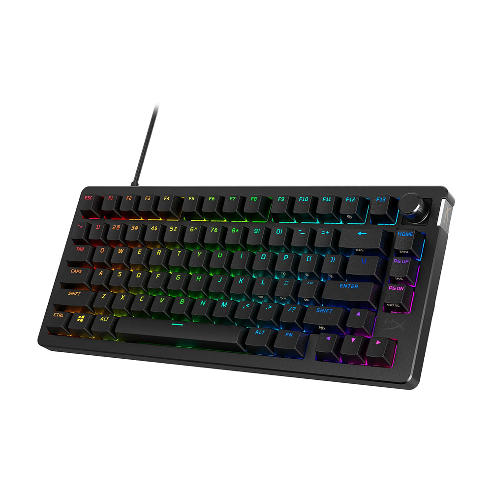 Игровая клавиатура HyperX Alloy Rise 75, черный, английская раскладка –  купить из-за границы через сервис «CDEK.Shopping»