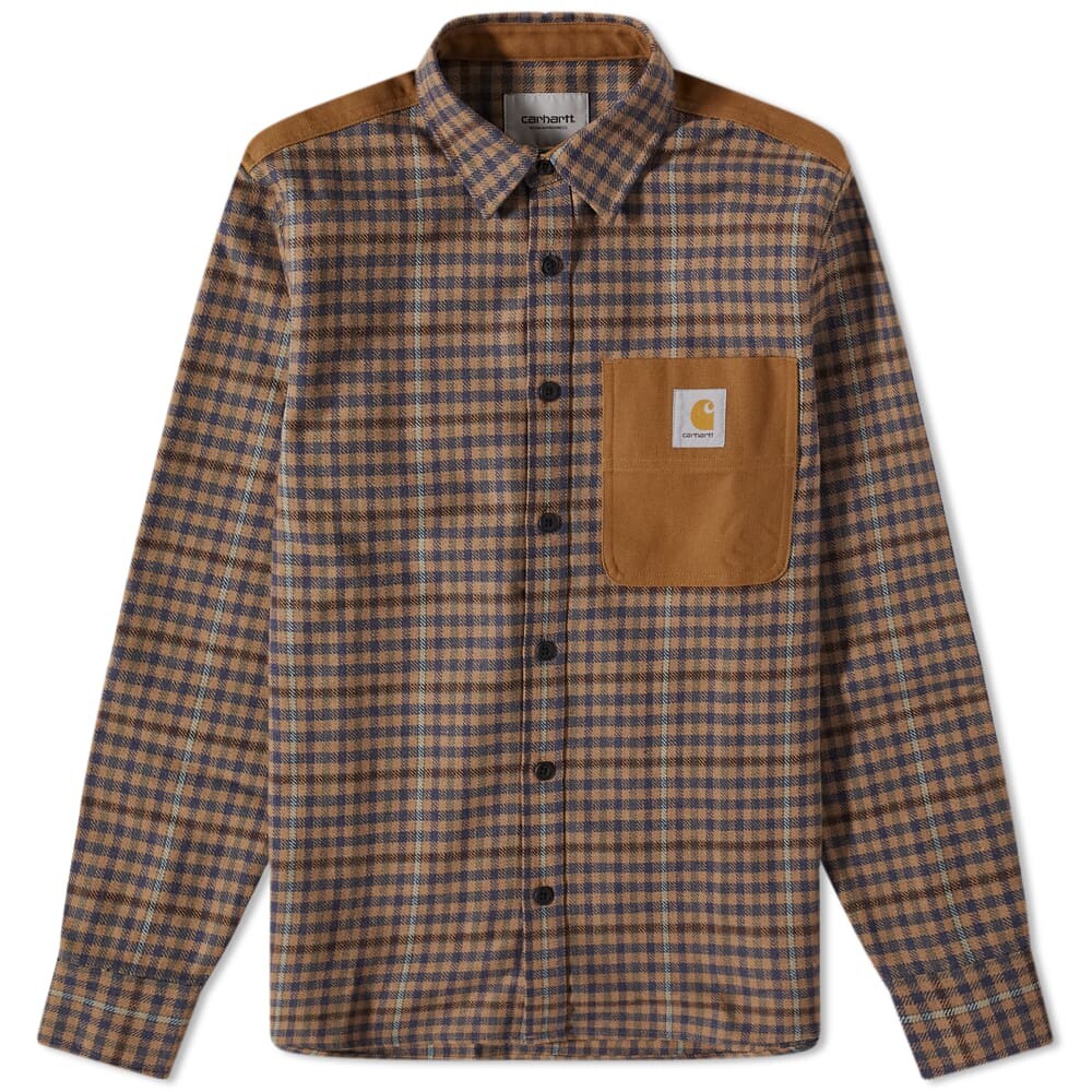 

Верхняя рубашка в клетку Asher Carhartt WIP, Серый