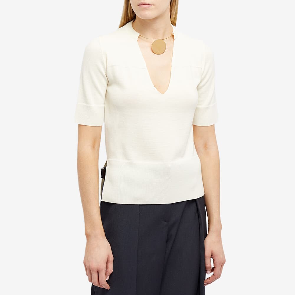 

Джемпер Jil Sander Short Sleeve Jewellery Knit