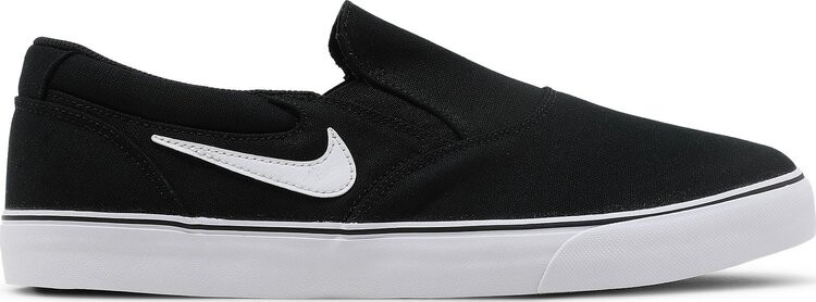 

Кроссовки Nike Chron 2 Slip SB 'Black White', черный