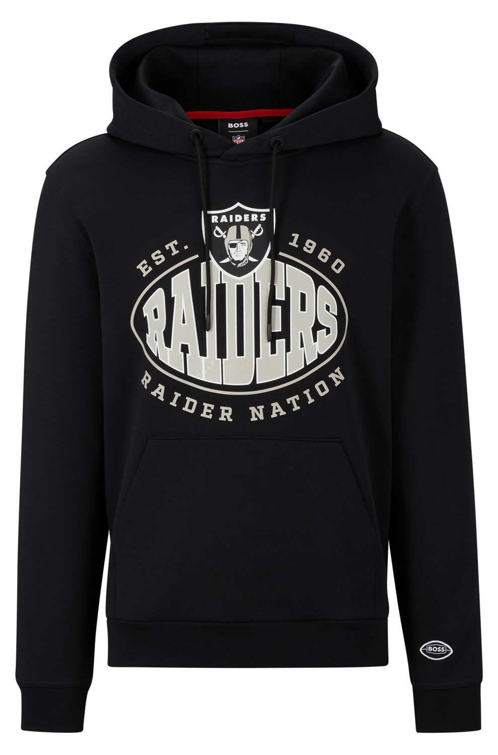 

Толстовка Boss X Nfl Cotton-blend With Collaborative Branding, Raiders