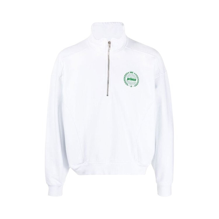 

Толстовка Sporty & Rich Prince Crest Quarter Zip 'White', белый