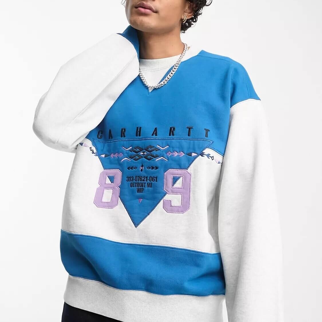 

Свитшот Carhartt WIP Santa Fe, синий