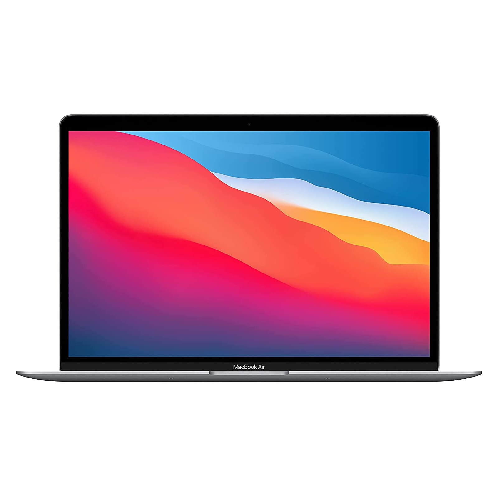 Ноутбук Apple MacBook Air 13.3'' (2020) MGN63AB/A, M1, 8Гб/256Гб, Space Gray, английская/арабская клавиатура for apple macbook air 11 a1370 a1465 air 13 a1369 a1466 a1932 a2179 air 13 a2337 m1 2020 letter printing hard laptop case