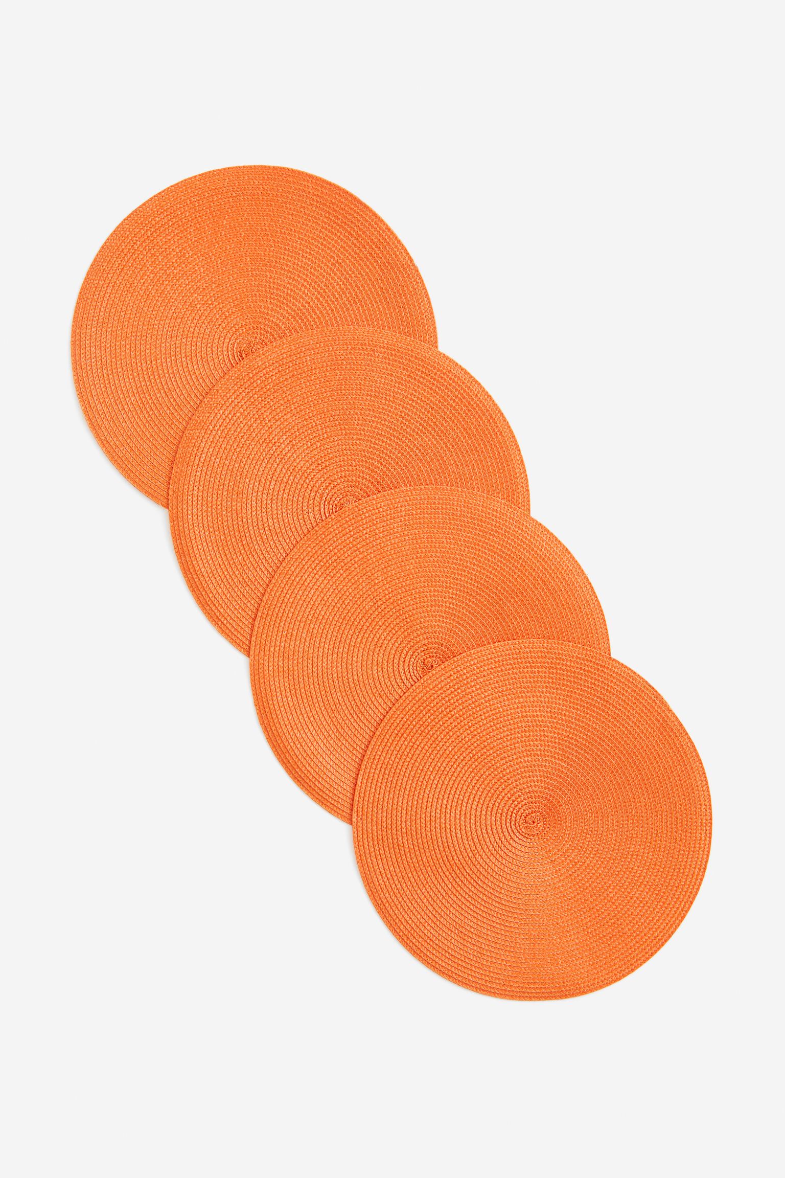 Салфетки для столовых приборов H&M Home, 4 предмета, оранжевый