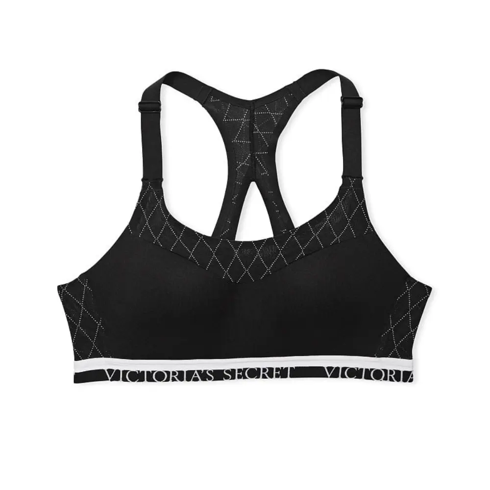 

Спортивный бюстгальтер Victorias Secret Incredible Max Sports, черный/белый
