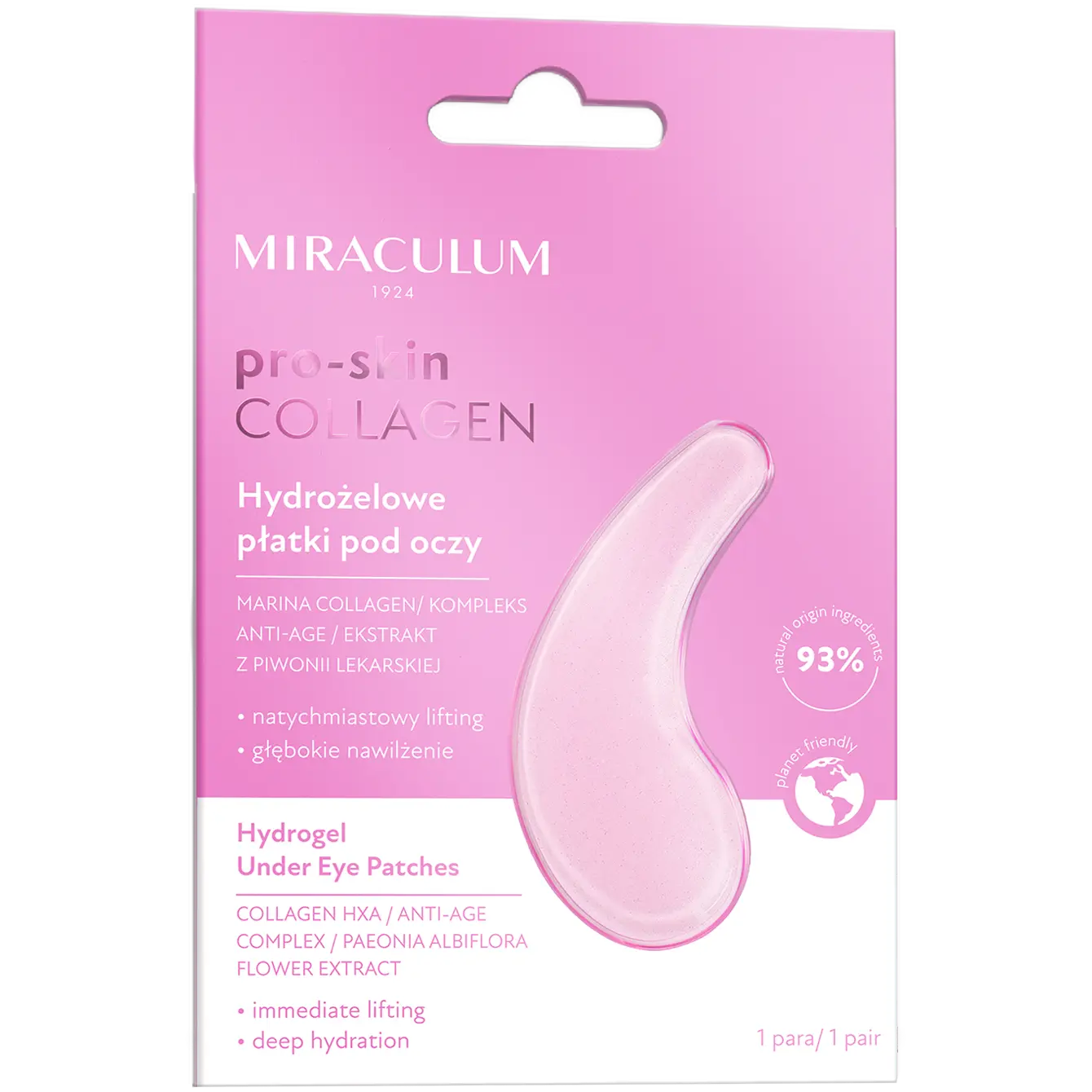 

Miraculum Collagen повязки на глаза, 1 пара