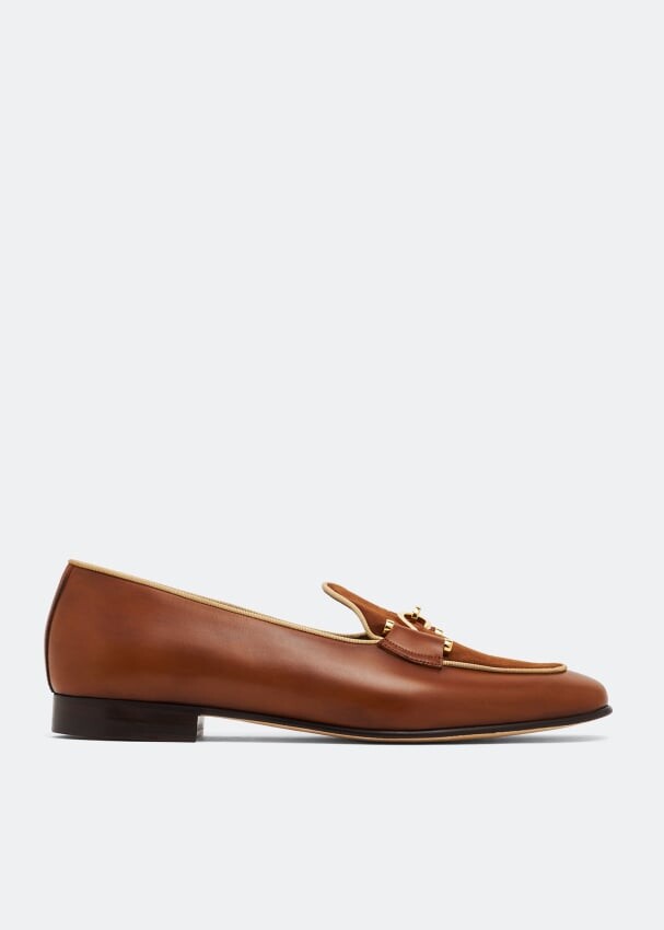 

Лоферы EDHÈN Comporta Lock loafers, коричневый