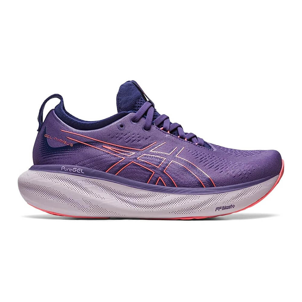 

Кроссовки Asics Women's Gel-Nimbus 25, фиолетовый/оранжевый