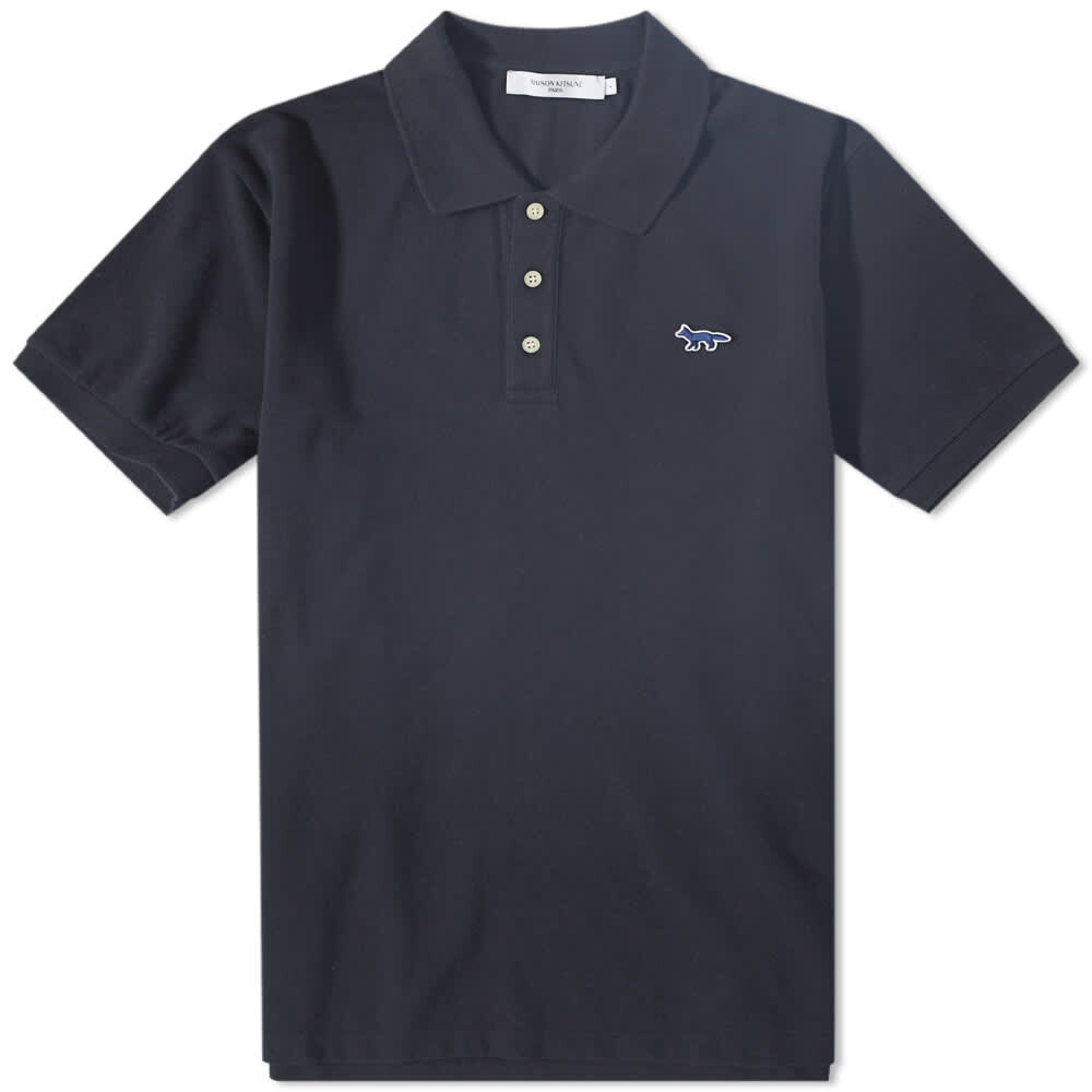 

Футболка Maison Kitsune Navy Fox Patch Classic Polo