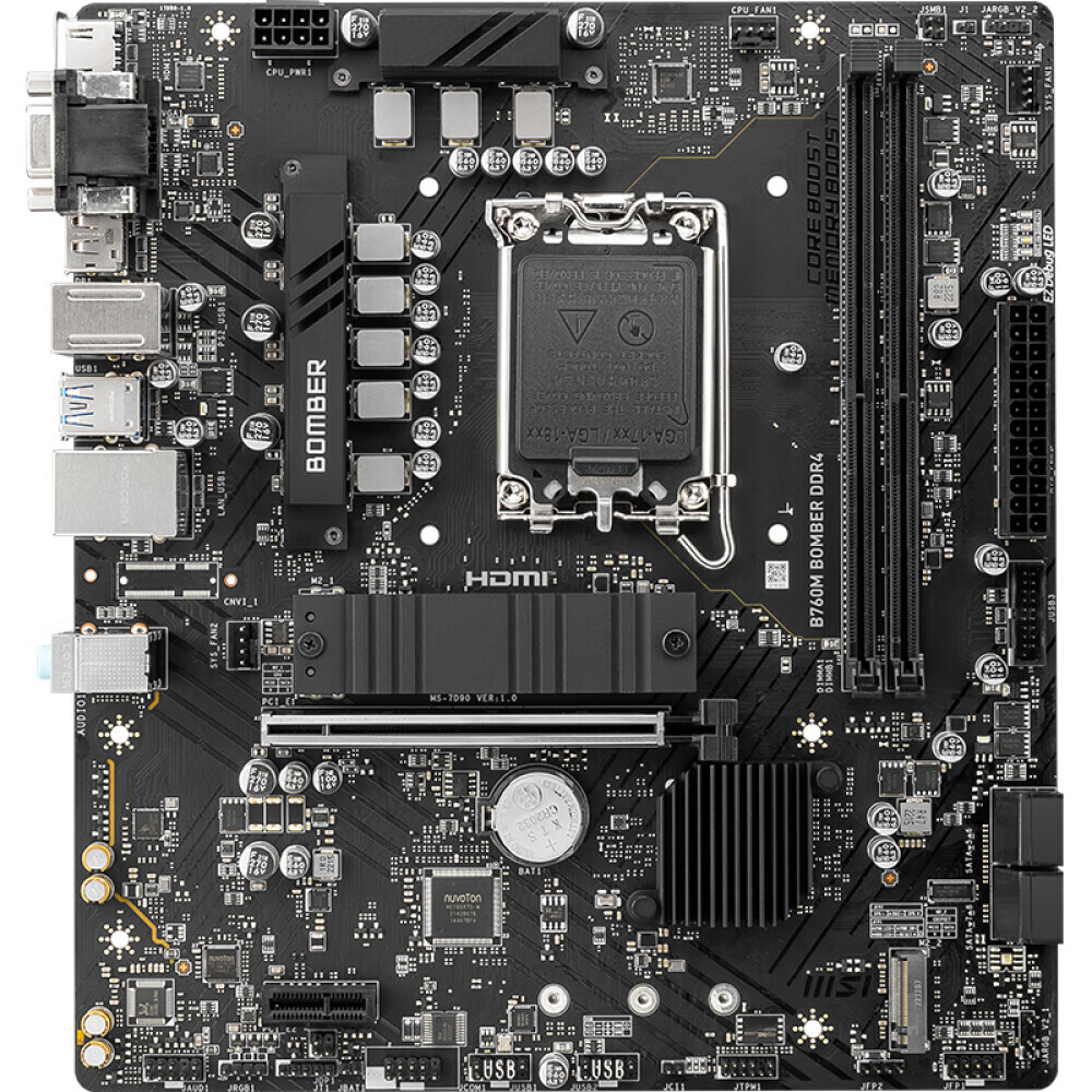 

Материнская плата MSI B760M BOMBER DDR4