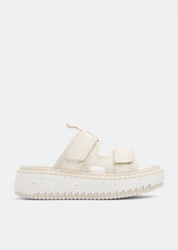 

Мюли CHLOÉ Lilli sporty mules, белый