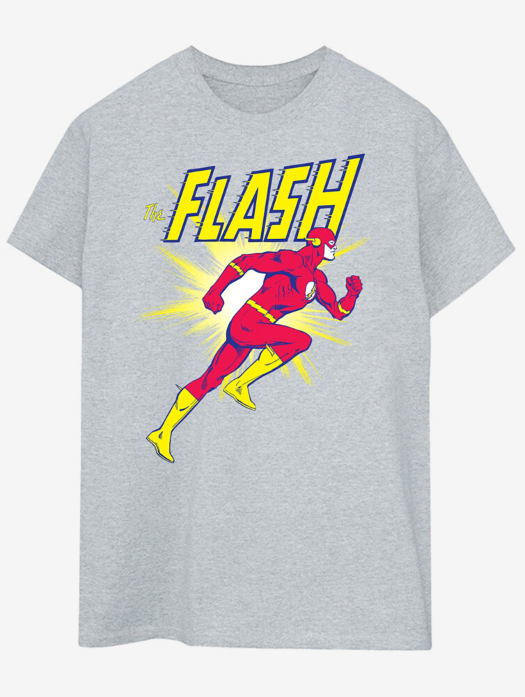 

Серая футболка с принтом для взрослых NW2 The Flash Running Adult George., серый