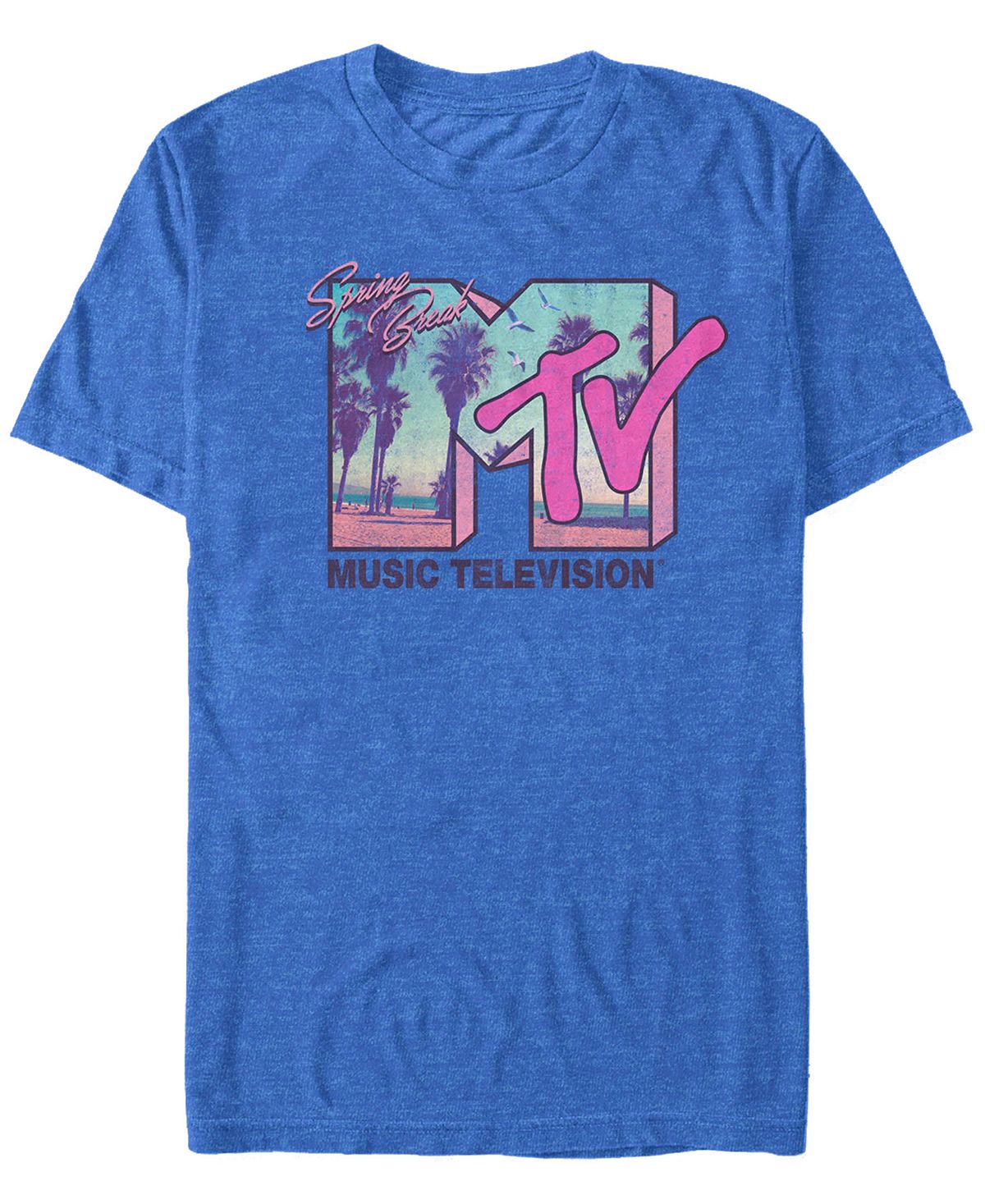 цена Мужская футболка с коротким рукавом с логотипом spring break sunset mtv Fifth Sun, мульти