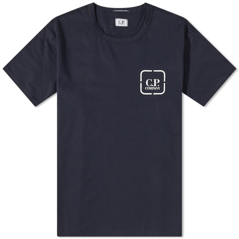 

Футболка C.P. Company Metropolis Box Logo Tee, Серый