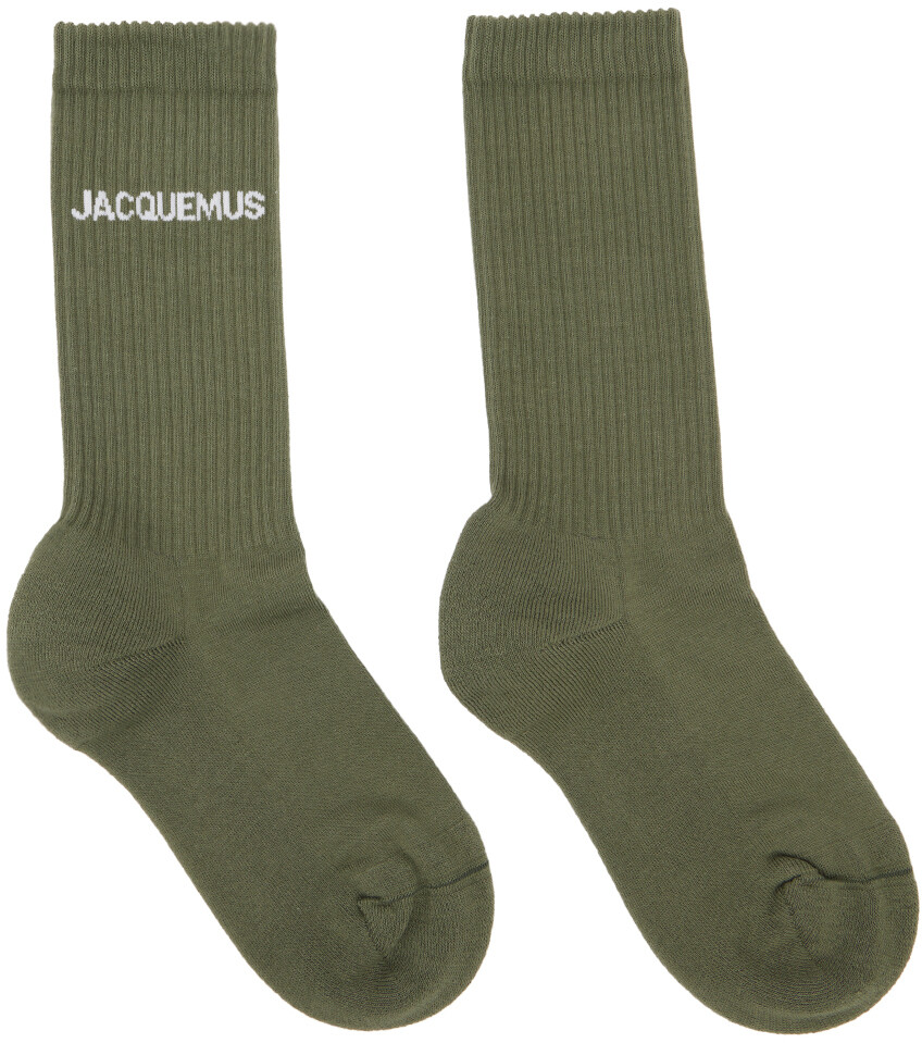 

Носки цвета хаки 'Les Chaussettes Jacquemus'
