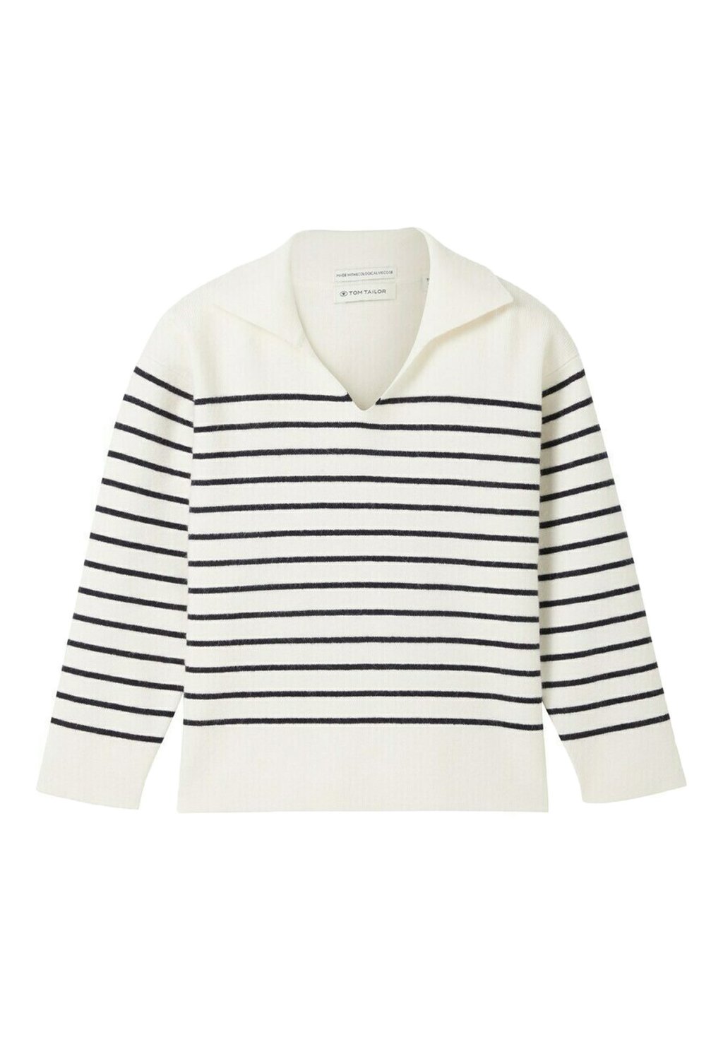 Вязаный свитер TOM TAILOR, цвет irregular stripe