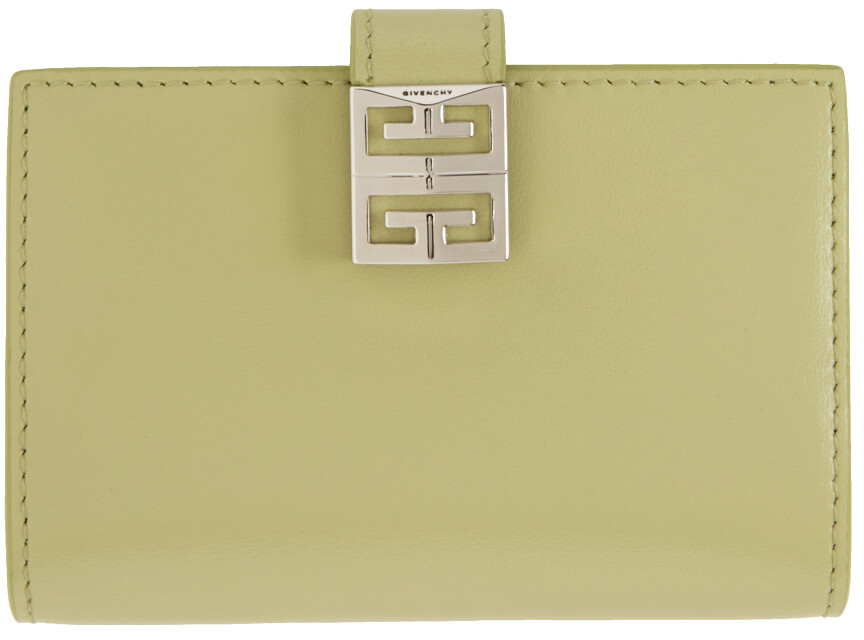 

Зеленый кожаный футляр для карт 4G Bifold Givenchy