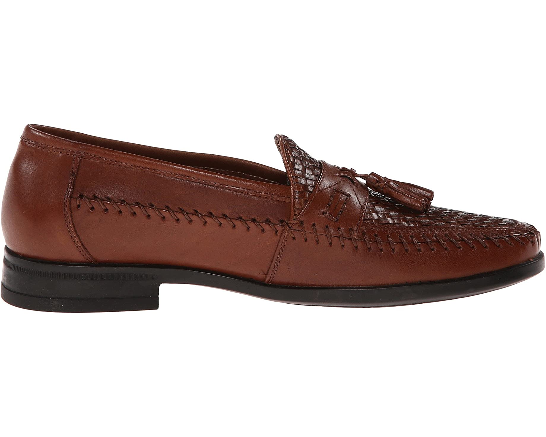 Лоферы Strafford Woven Moc Toe Loafer Nunn Bush, коньяк - фото