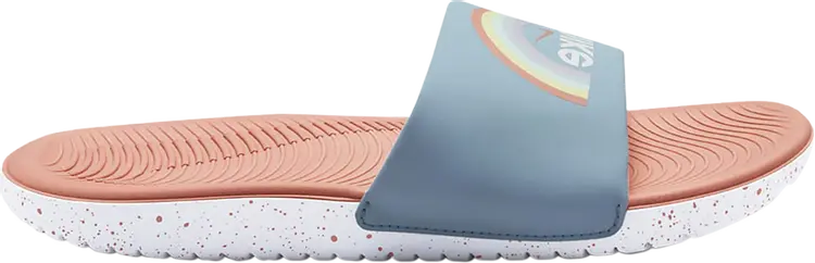 

Сандалии Nike Kawa Slide SE GS 'Rainbow', синий