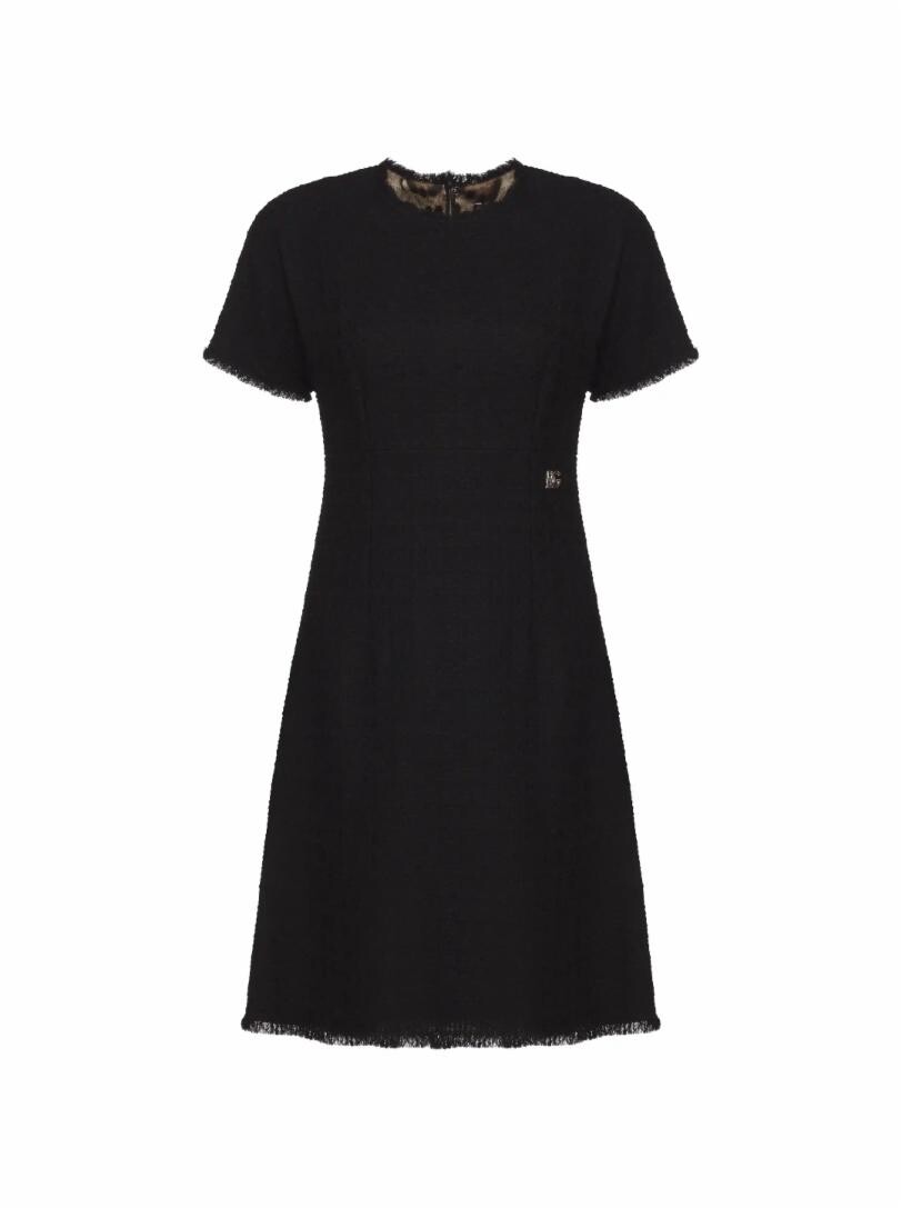 

Твидовое платье с логотипом Dolce&Gabbana