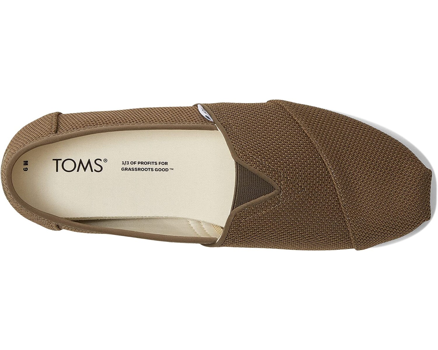 

Лоферы Alpargata CloudBound TOMS, оливковый