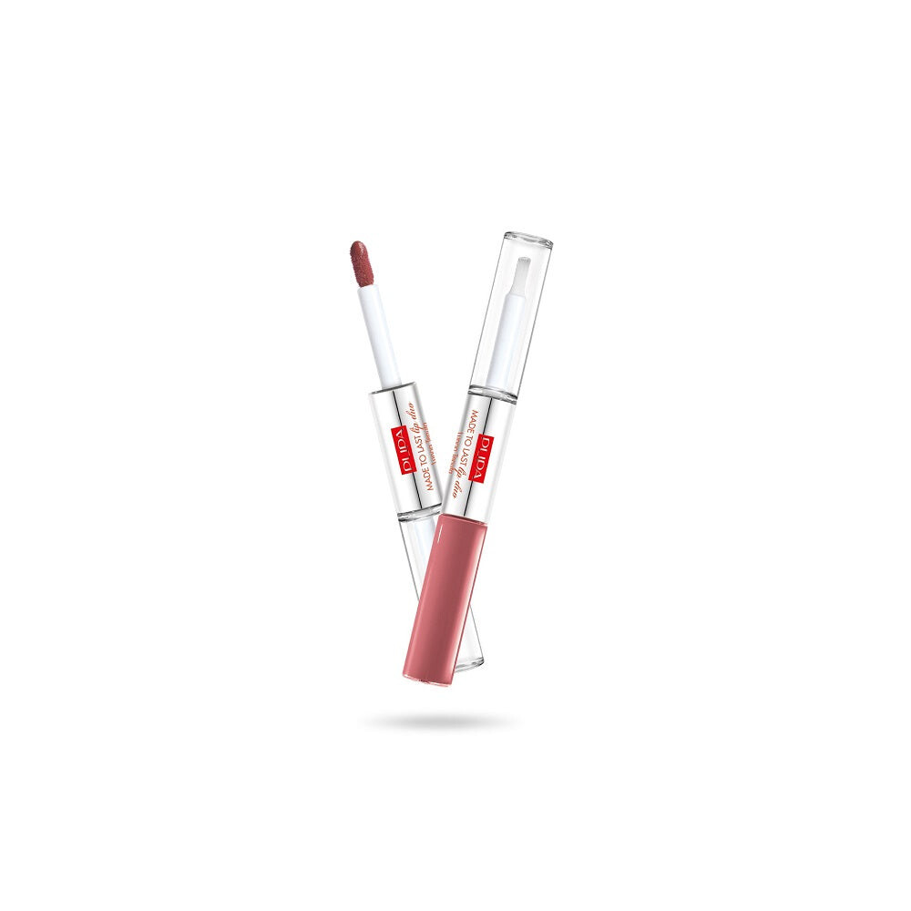 

Pupa Milano Made To Last Lip Duo Liquid Lip Color Color & Topcoat Водостойкая стойкая 010 2x4 мл