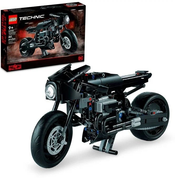 Конструктор Lego 42155 Technic Бэтцикл, 641 деталь цена и фото