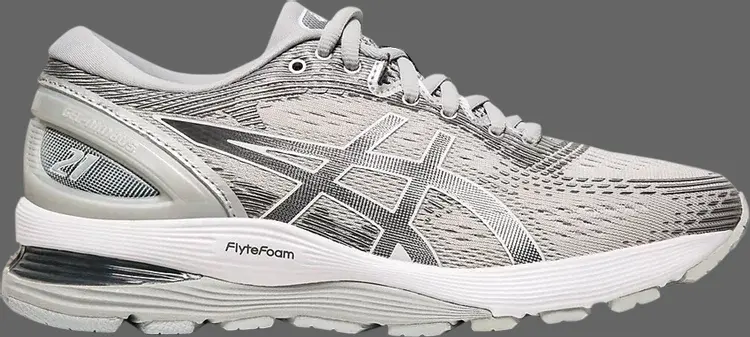 

Кроссовки wmns gel nimbus 21 'mid grey' Asics, серый