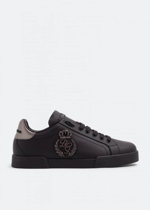 

Кроссовки DOLCE&GABBANA Portofino sneakers, черный