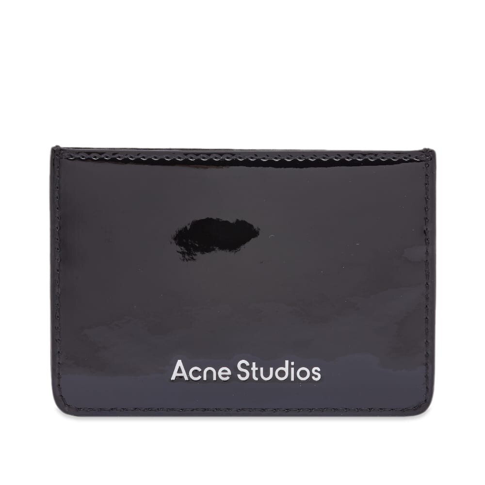 

Кошелек Acne Studios Apika Patent Face Plaque Card Holder