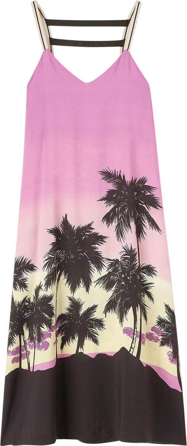 

Платье Palm Angels Sunset Straps Midi Dress 'Purple/Blue', фиолетовый