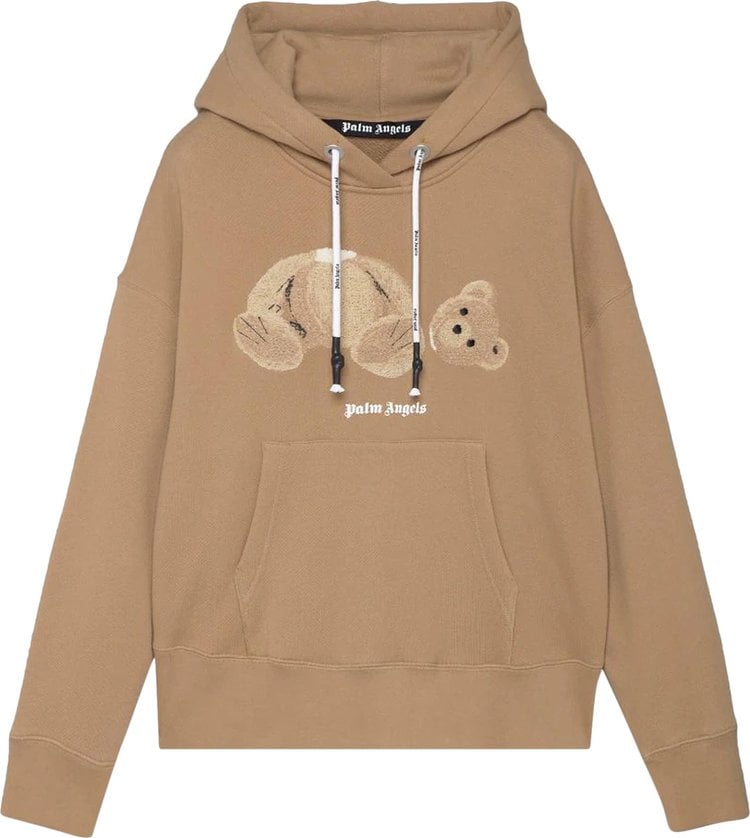 Худи Palm Angels Bear Hoodie 'Beige/Brown', загар - фото