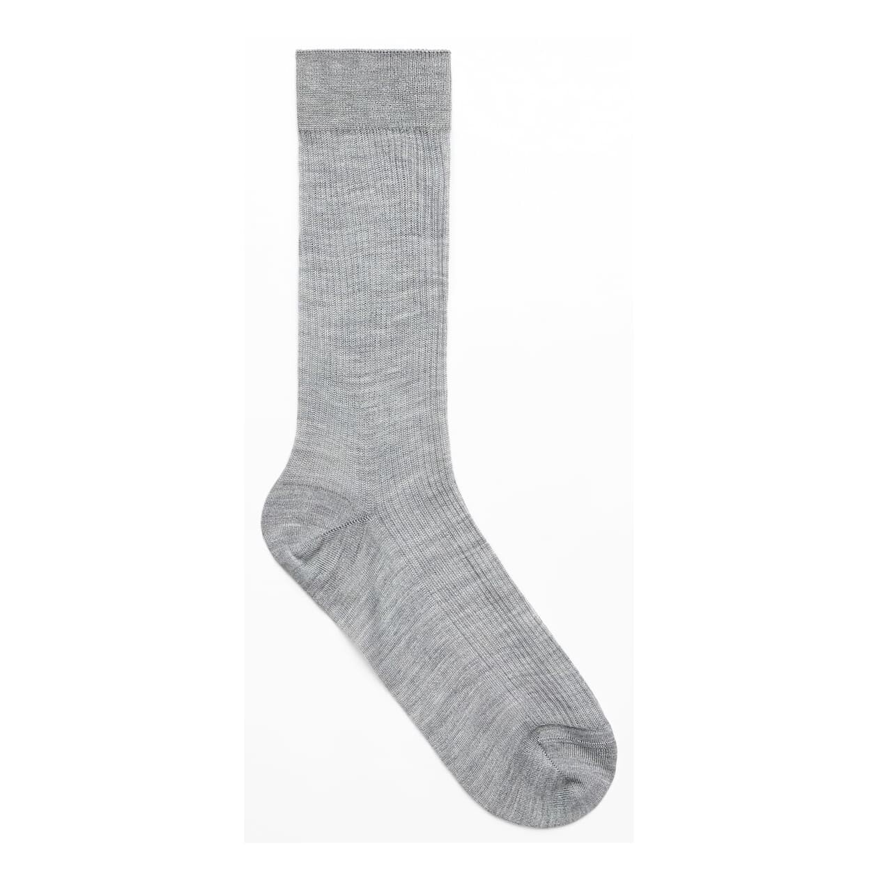 

Носки Oysho Ribbed Silk Classic, серый