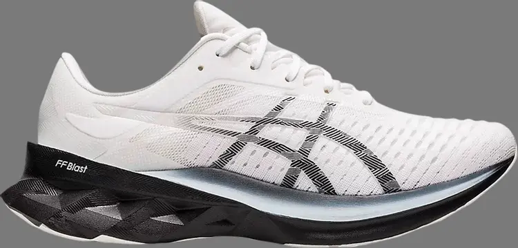 

Кроссовки novablast 'white black' Asics, белый