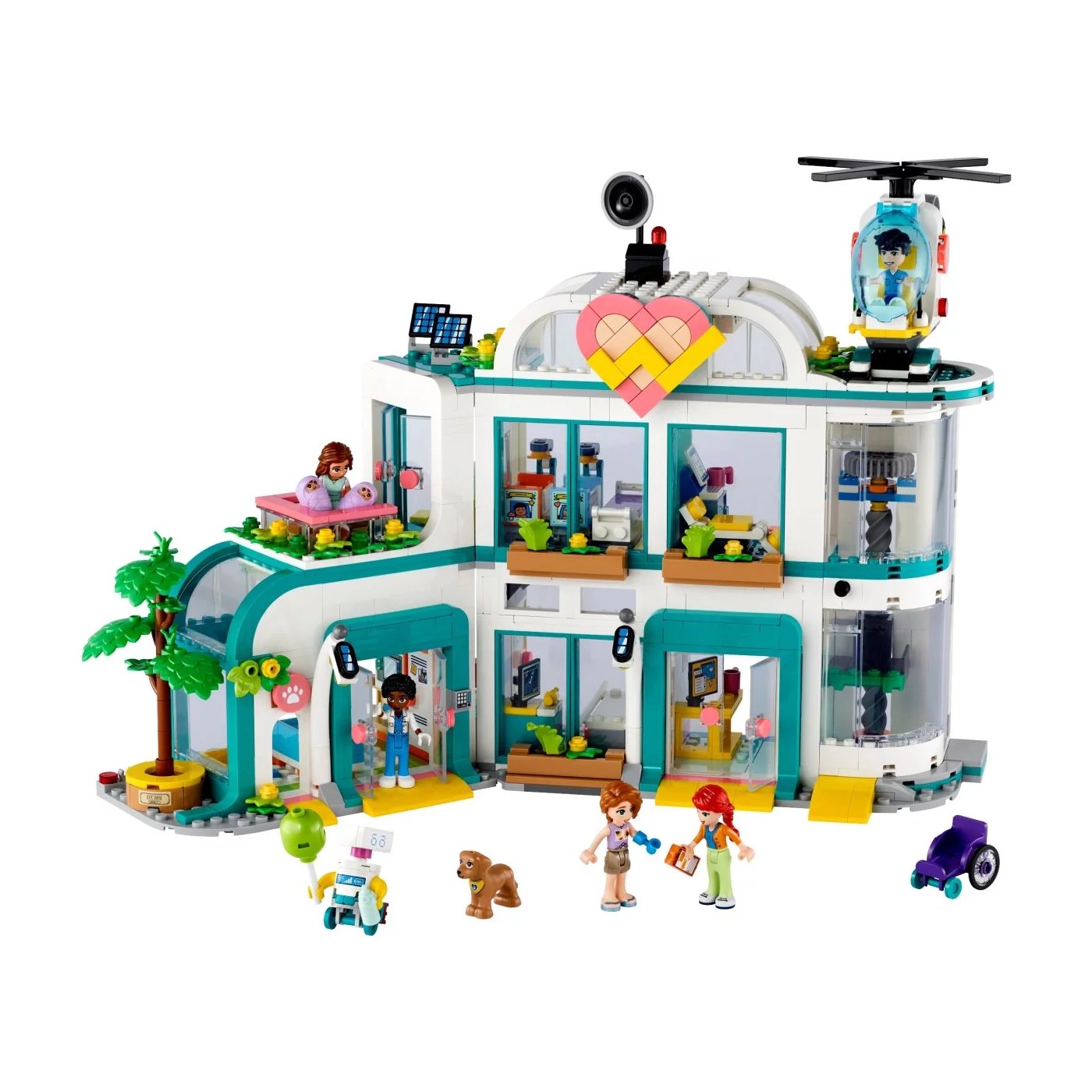 Конструктор Lego Friends Heartlake City Hospital 42621, 1045 деталей –  купить из-за границы через сервис «CDEK.Shopping»