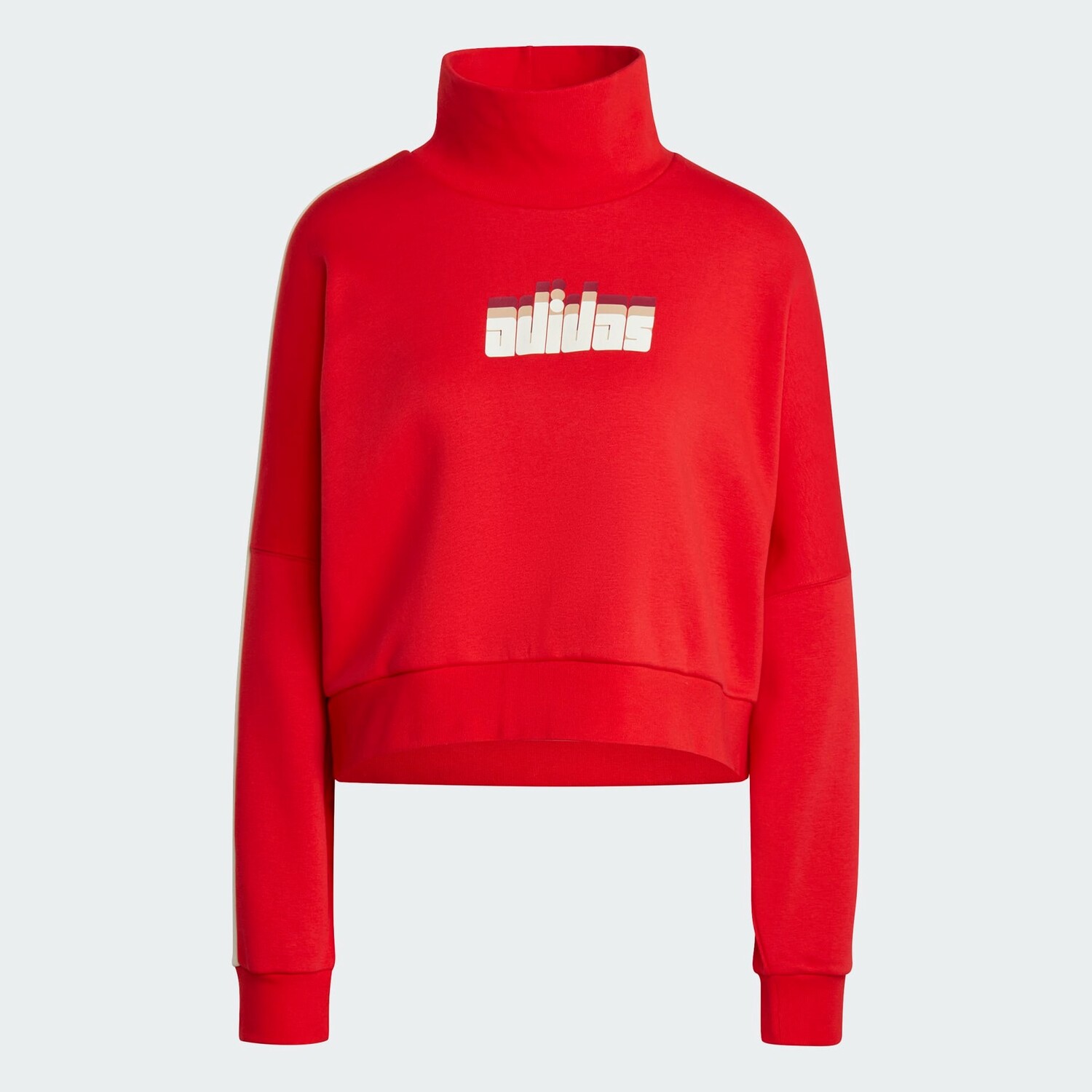 

Свитшот Adidas Ski Chic, красный/белый