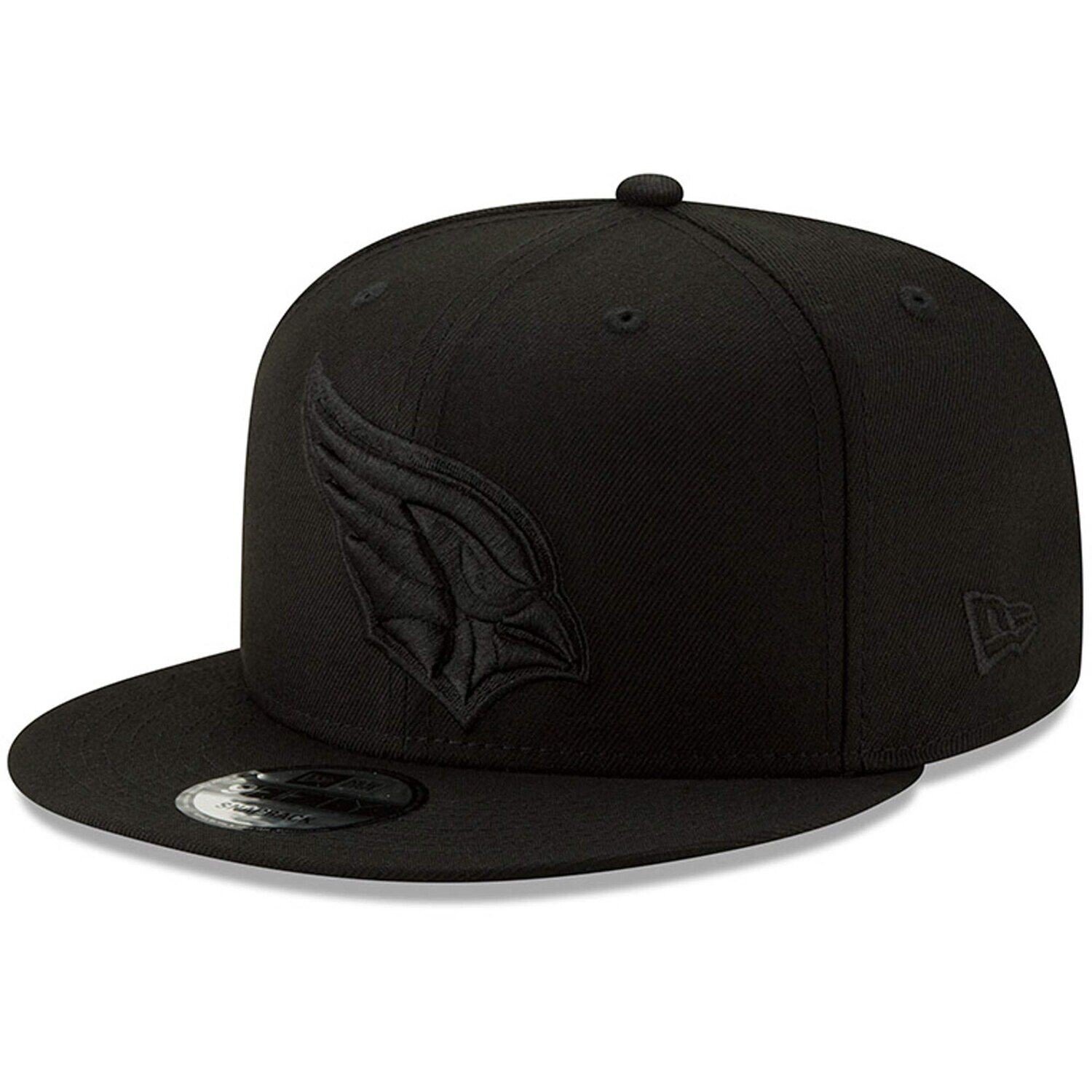 

Мужская регулируемая кепка New Era Black Arizona Cardinals Black On Black 9FIFTY