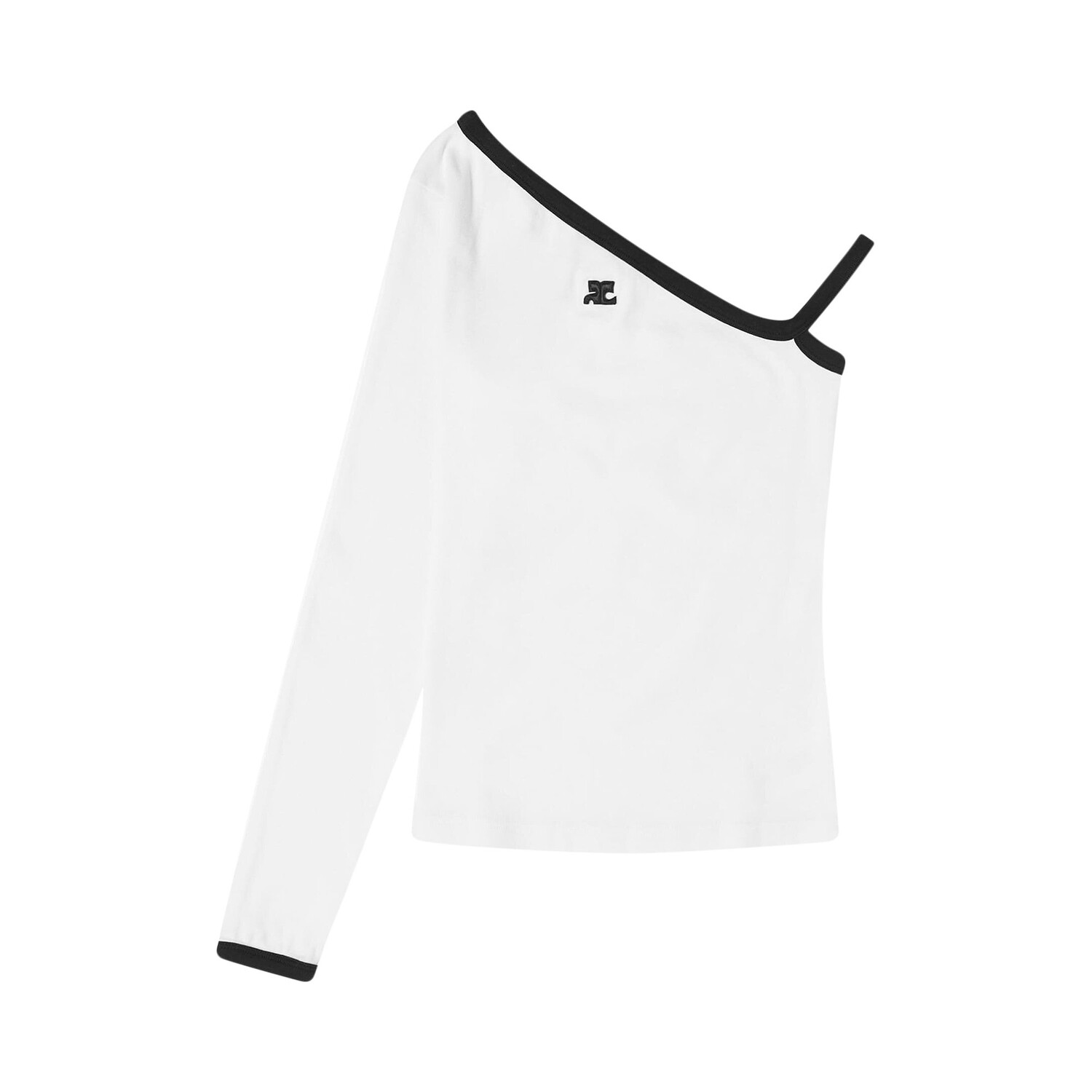 

Контрастный топ Courrèges Heritage White/Black