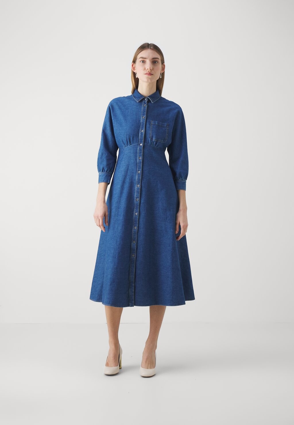 

Платье-рубашка Yemen WEEKEND MaxMara, синий