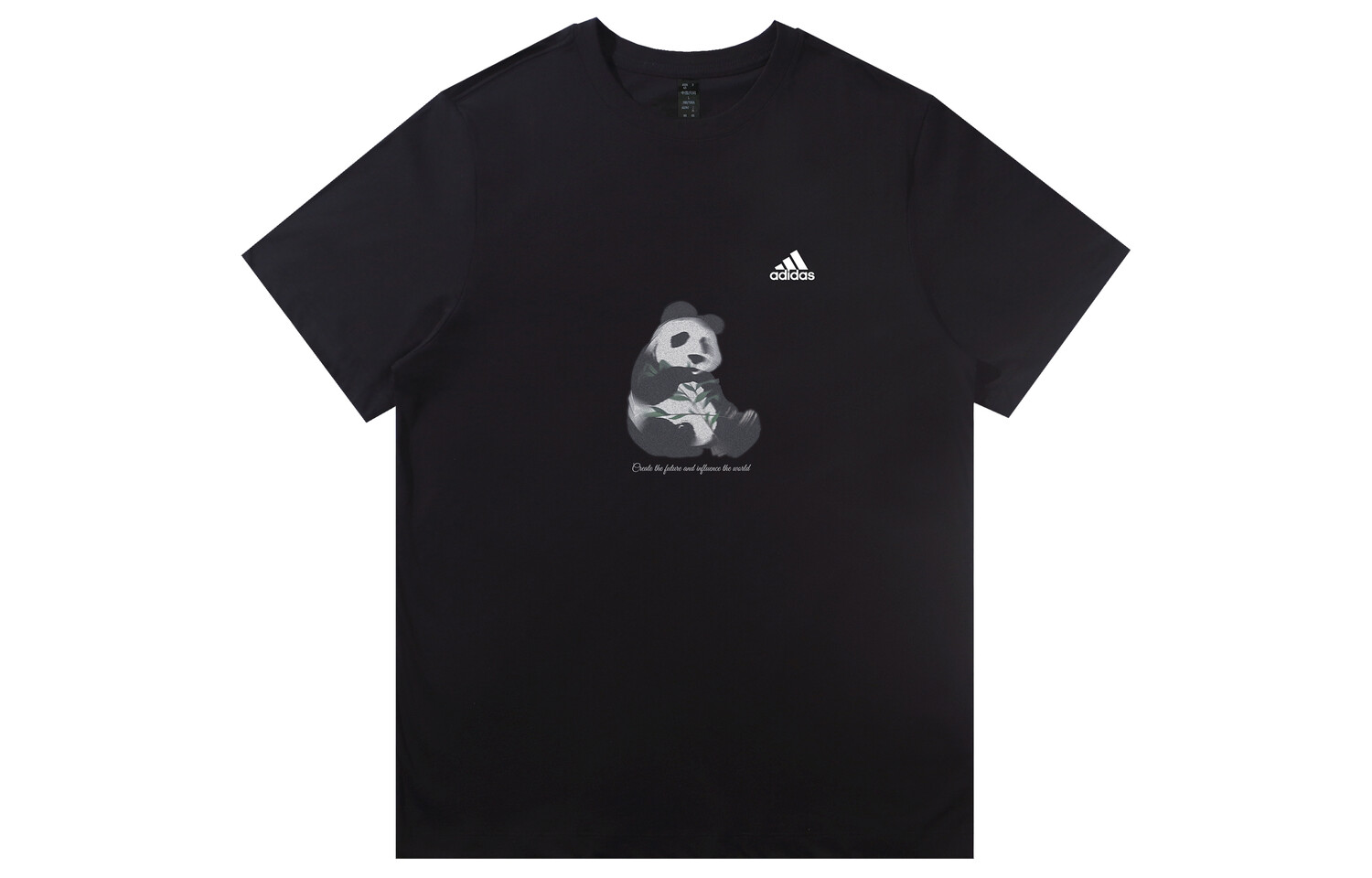 

Футболка унисекс черная Adidas, черный