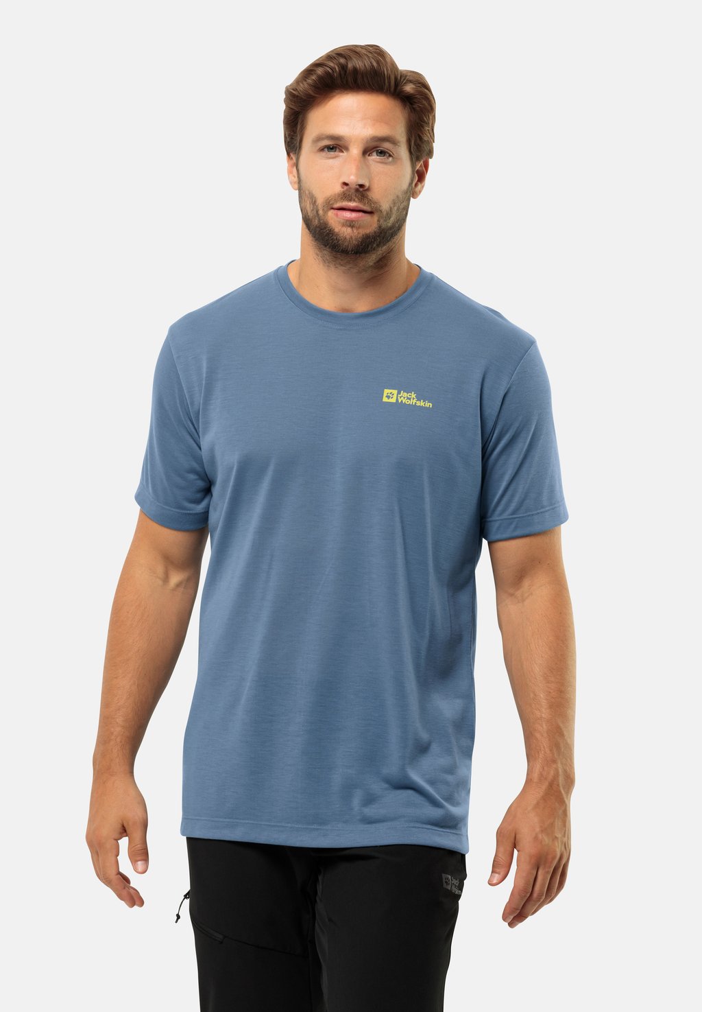 Спортивная футболка VONNAN SS Jack Wolfskin, цвет elemental blue