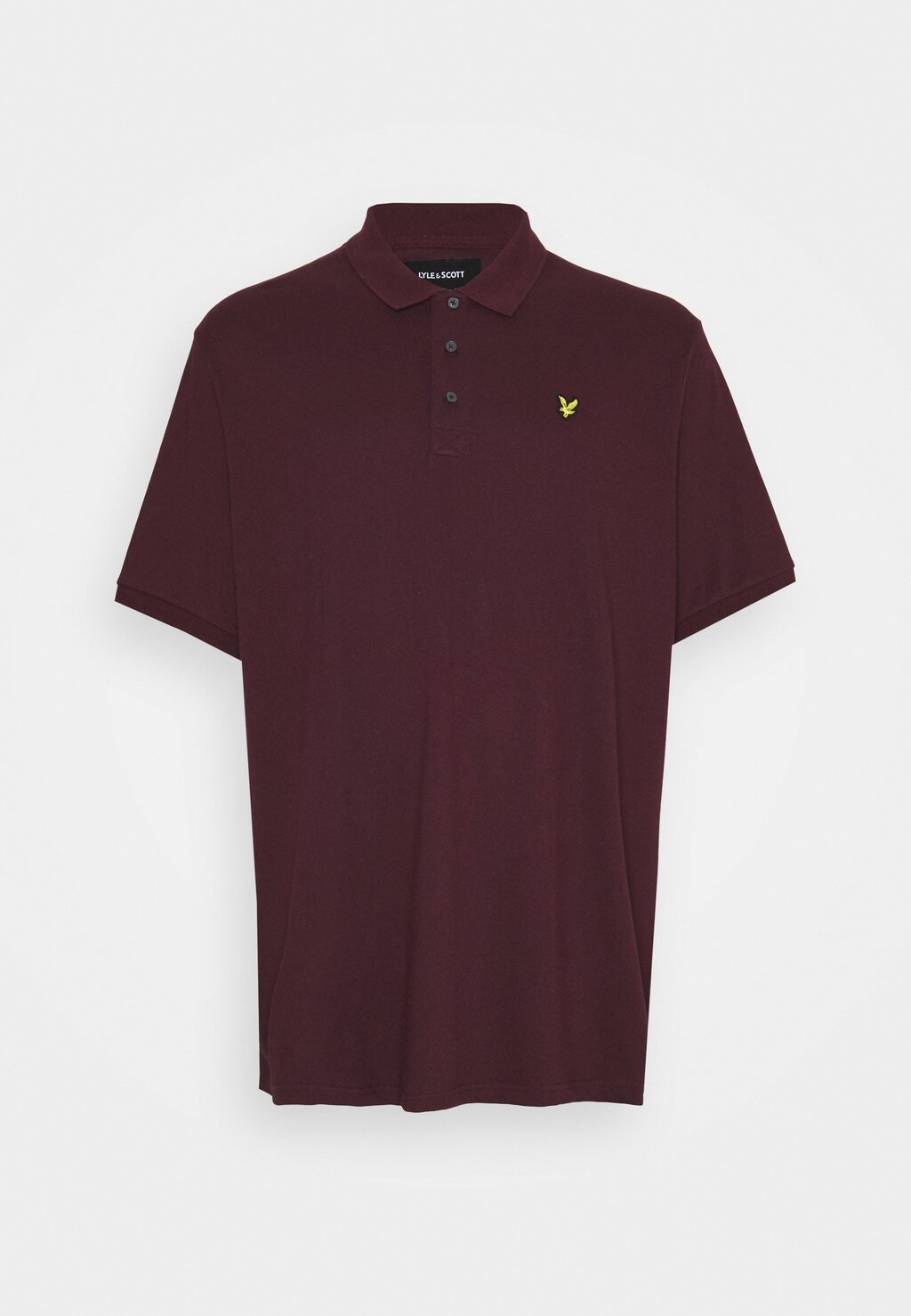 Рубашка-поло PLAIN Lyle & Scott, бордовый рубашка поло plain ac